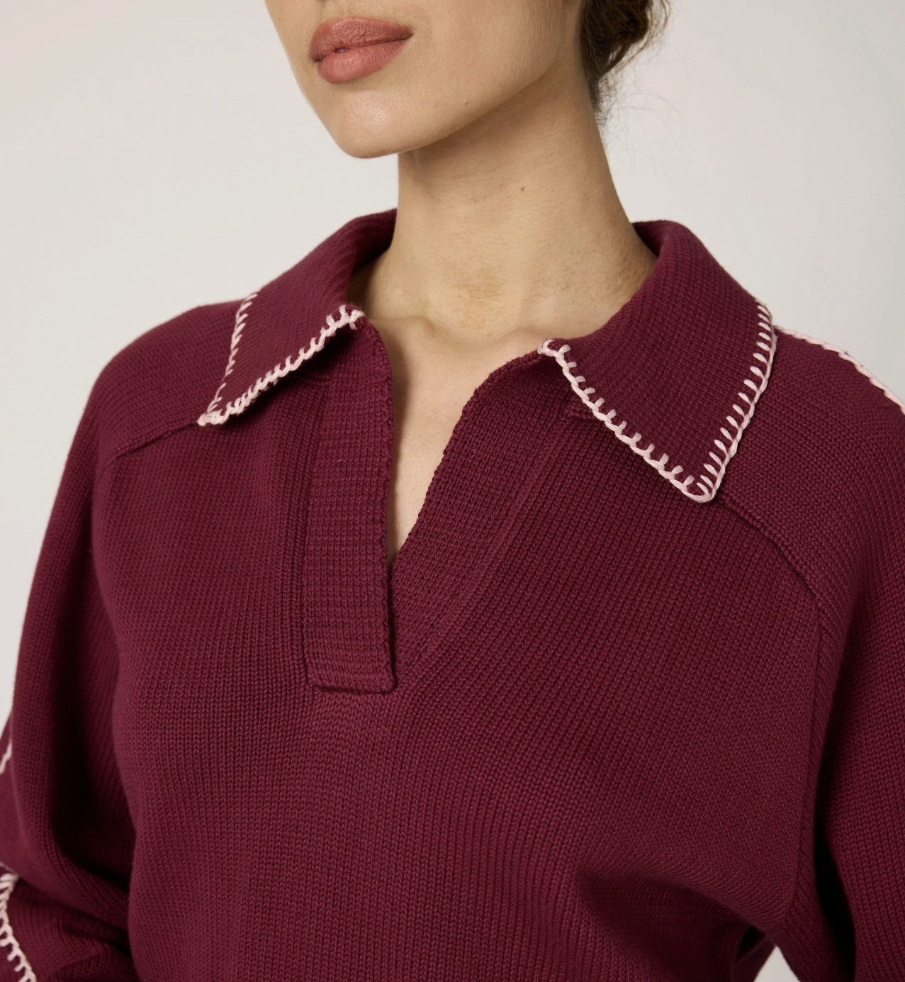 Elly Sweater-Zinfandel