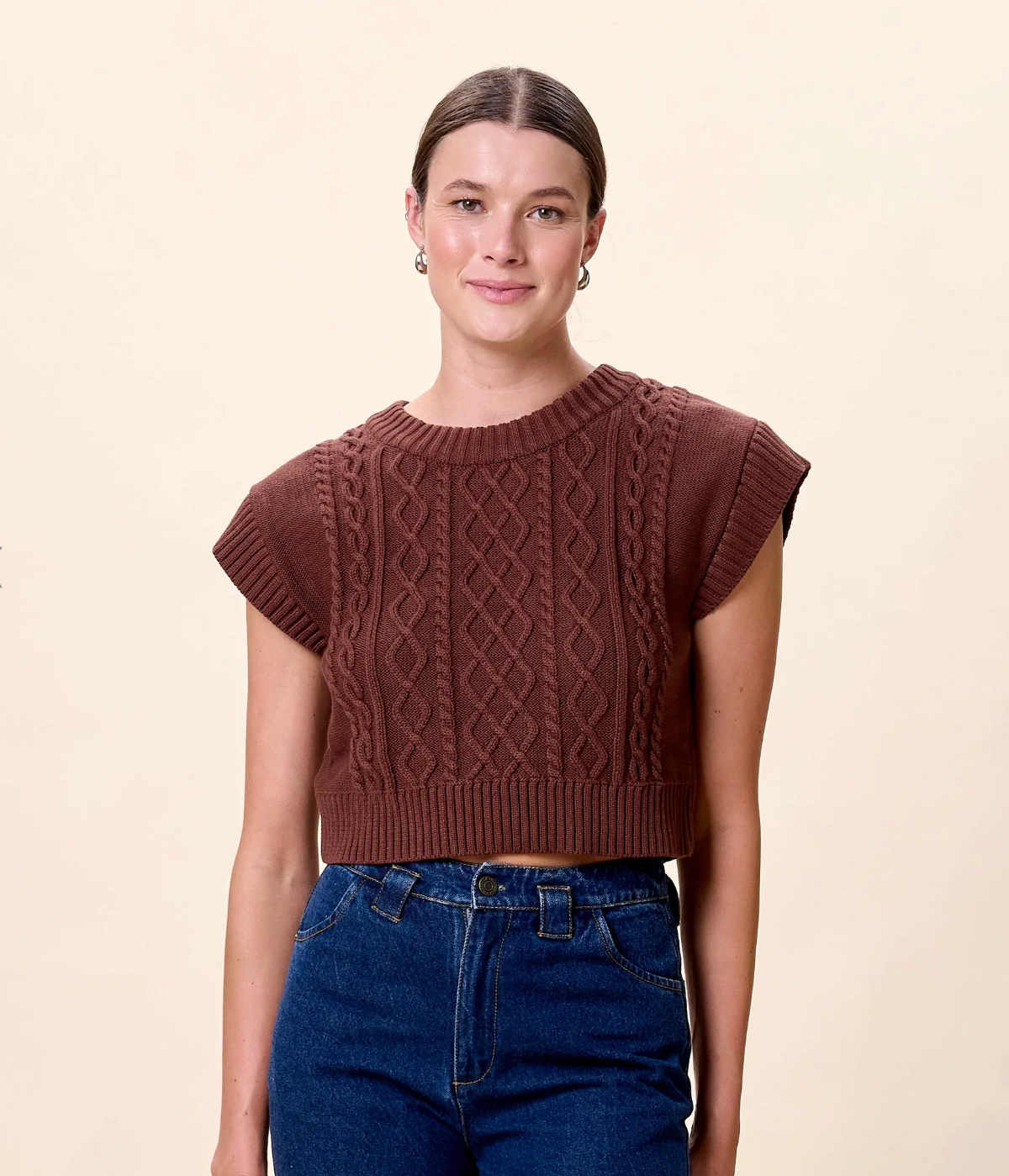 Gigi Sweater-Mocha Brown