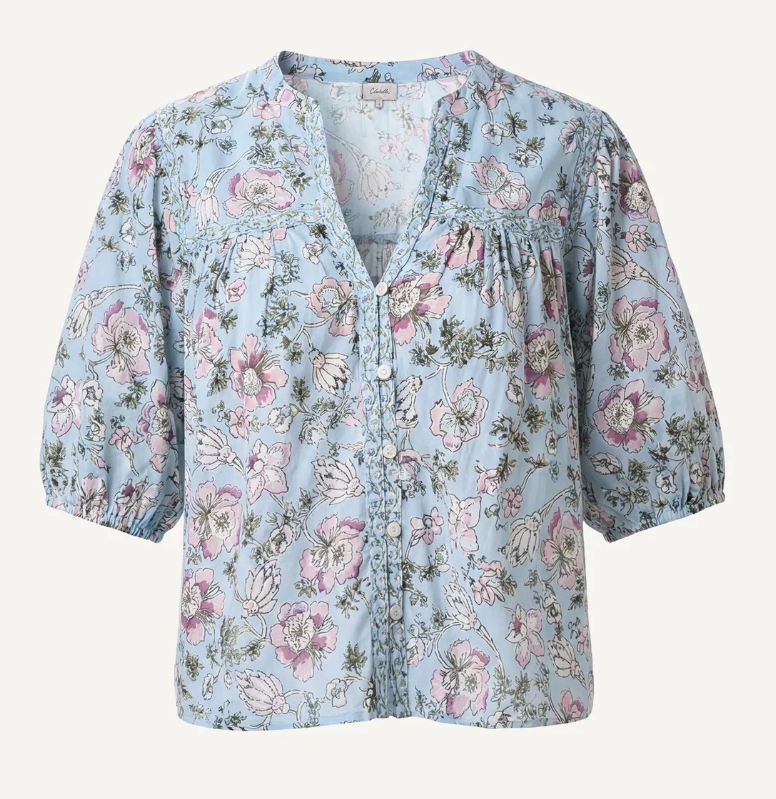 Maisie Blouse in Luna Flora Print