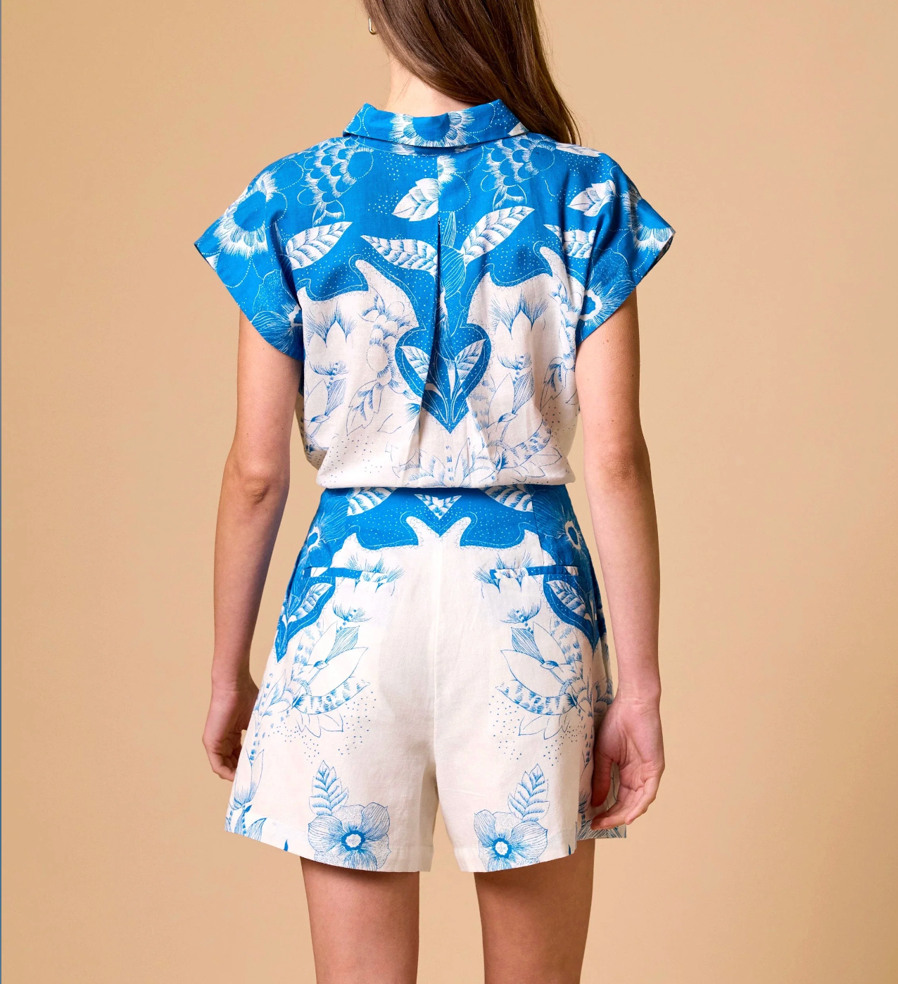 Simone Blouse-Celestia Print