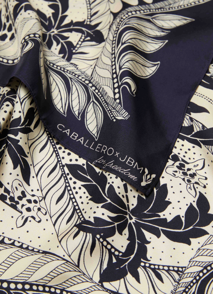 Renee Scarf in Ink Island