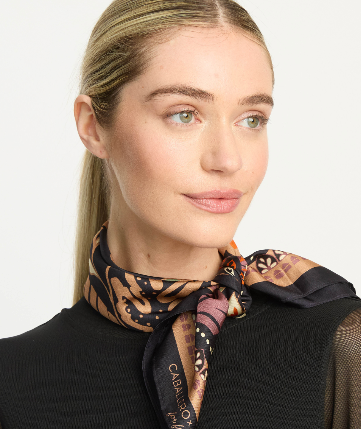 Renee Scarf in Crouching Cheetah
