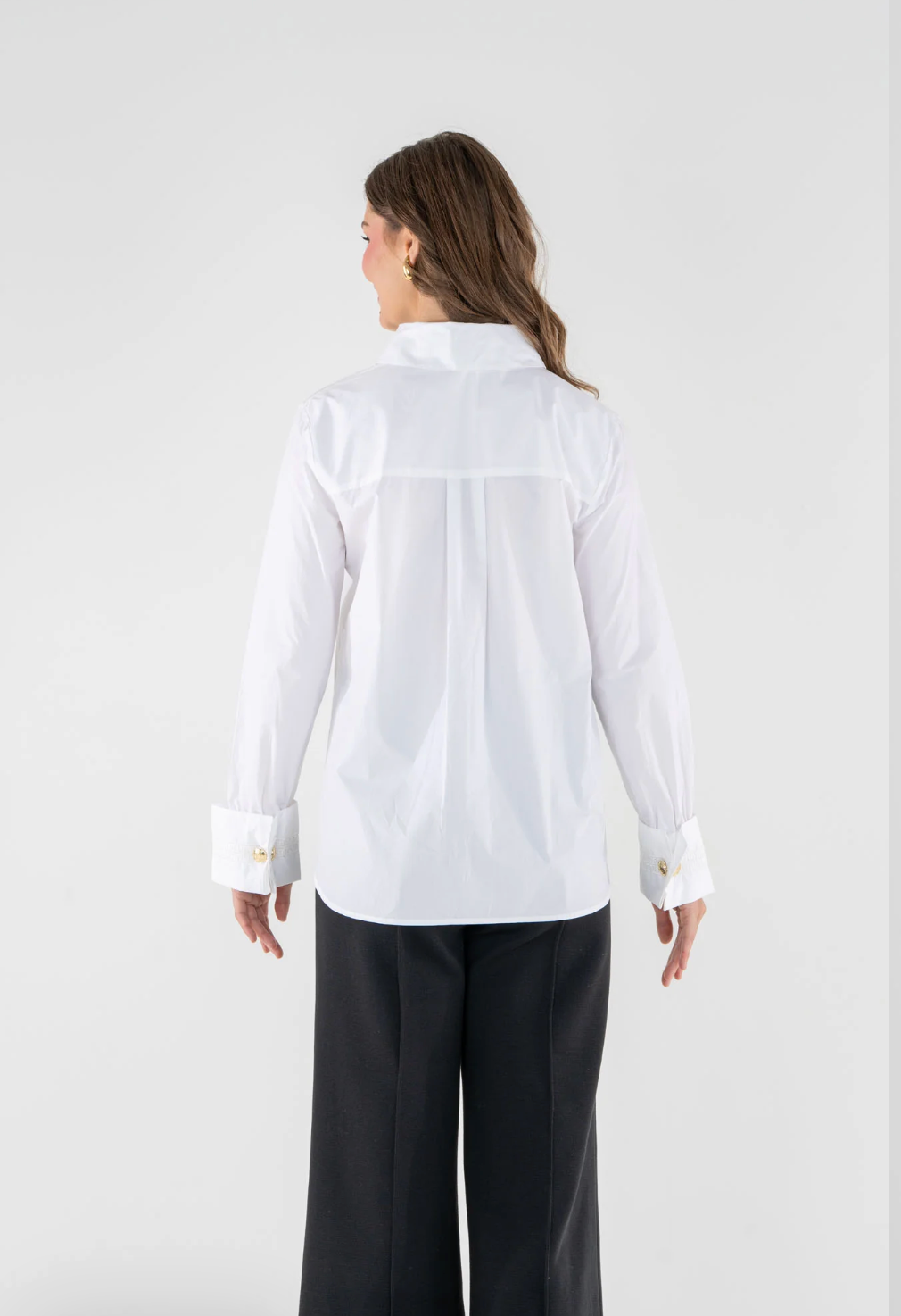 Emily McCarthy Classic Oxford -White