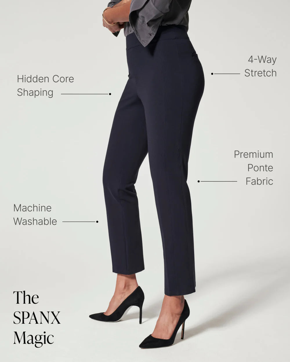 SPANXsmooth Ponte Slim Straight Pant