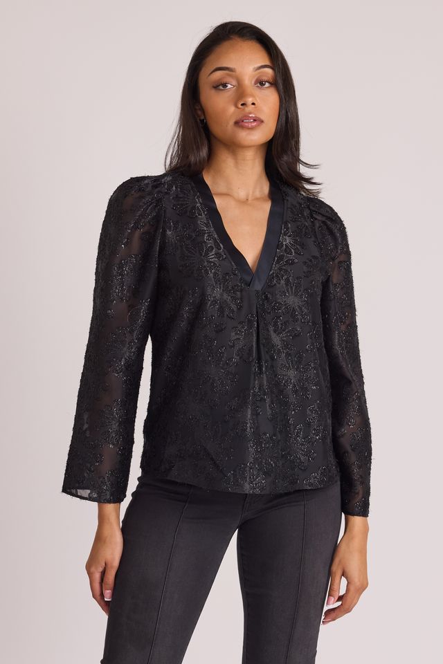 Jolie Top - Onyx Floral