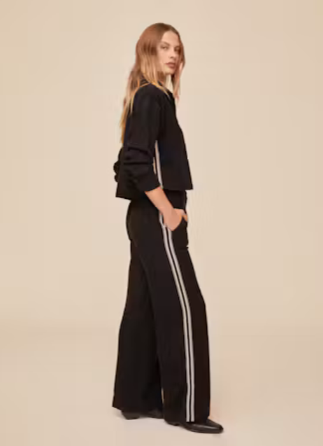 Two Pocket Crop Shirt-Vintage Black
