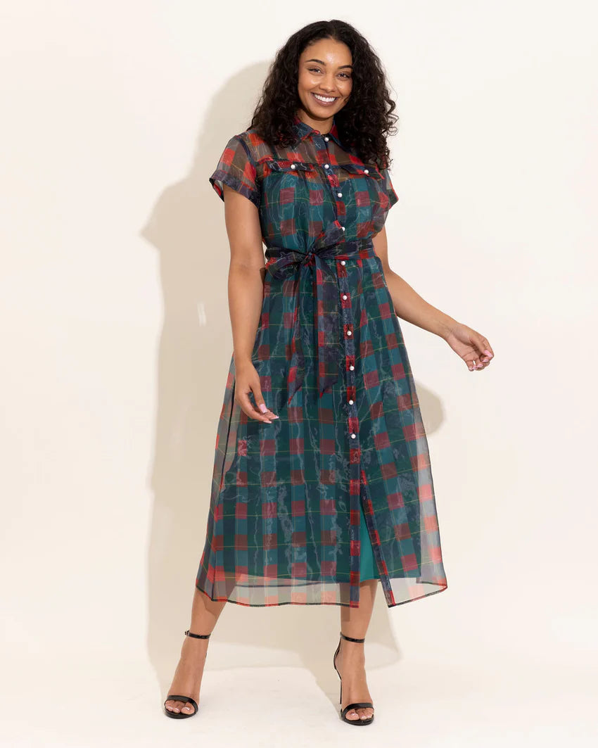 Rachel Dress-Holiday Plaid