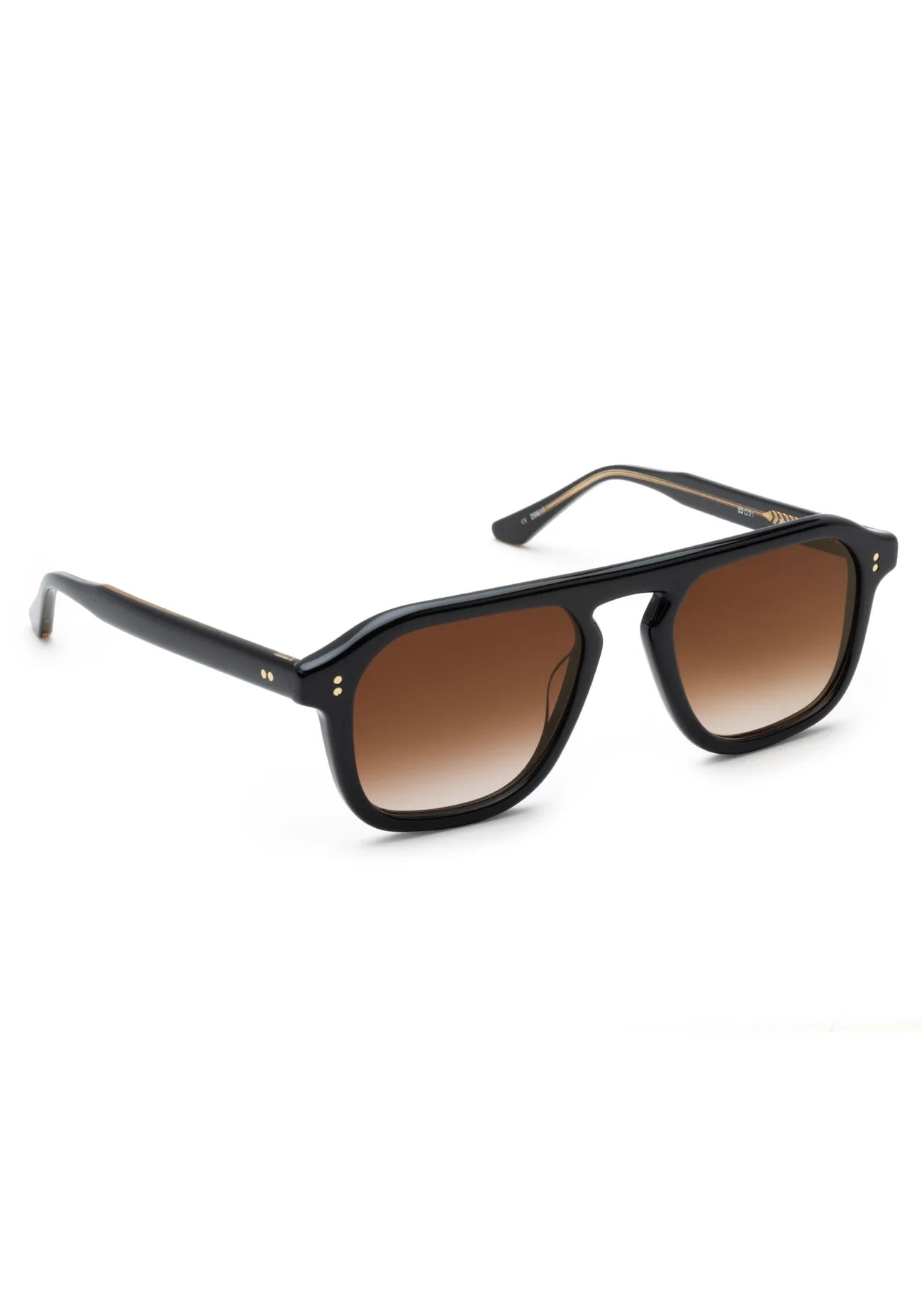 Krewe-Zander Black + Black Tea Sunglasses