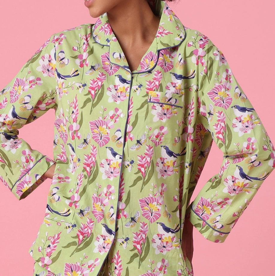 Birds in Paradise PJ Set