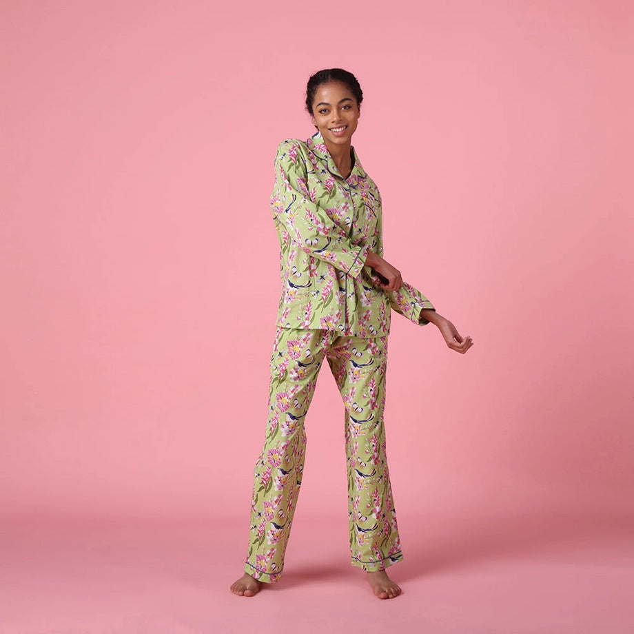 Birds in Paradise PJ Set