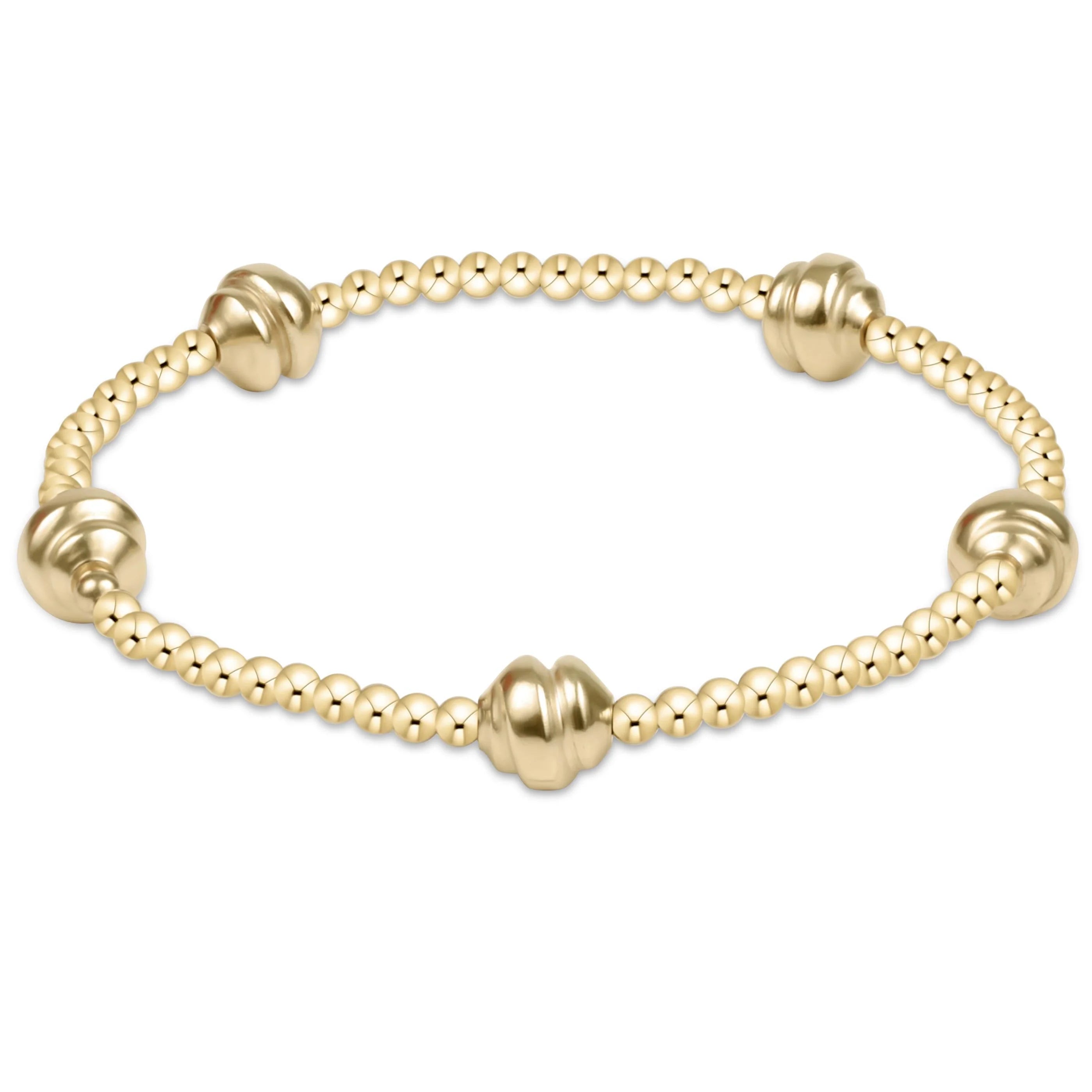 EN-Admire Gold Bracelet  2.5mm Bead Bracelet