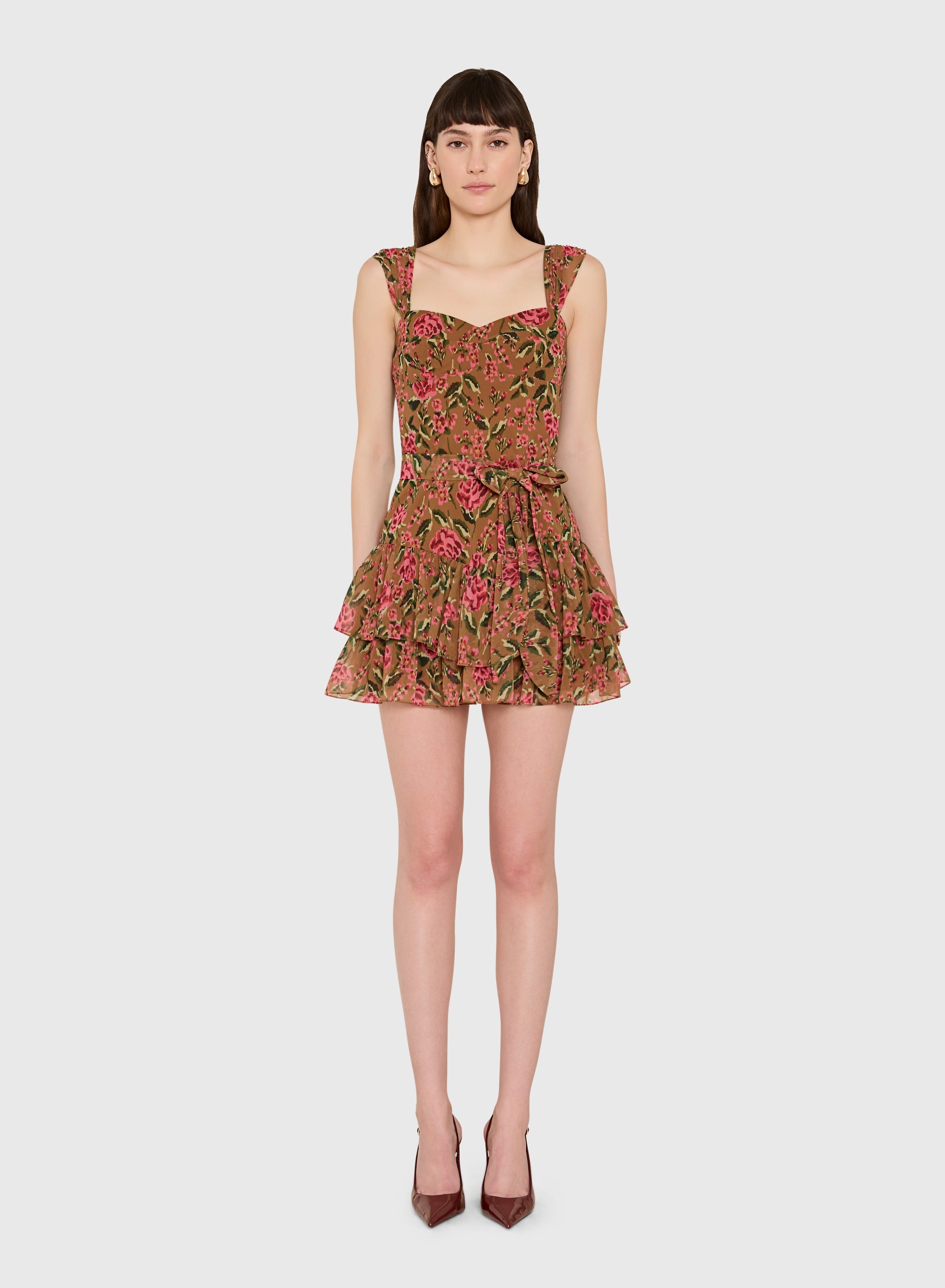 Kendra Skort Romper-Evening Rose Print