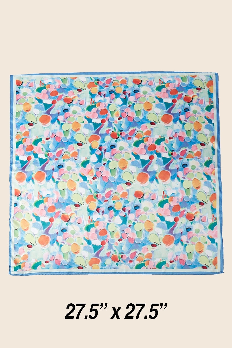 Vibrant Abstract  Bandana Scarf
