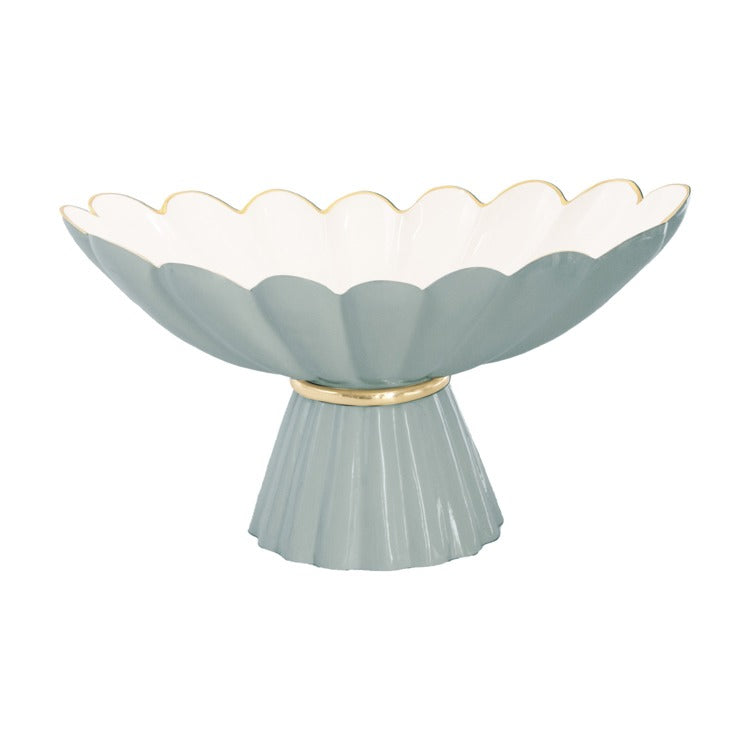 Encanto Vintage Hermes Pedestal (Slate & White)