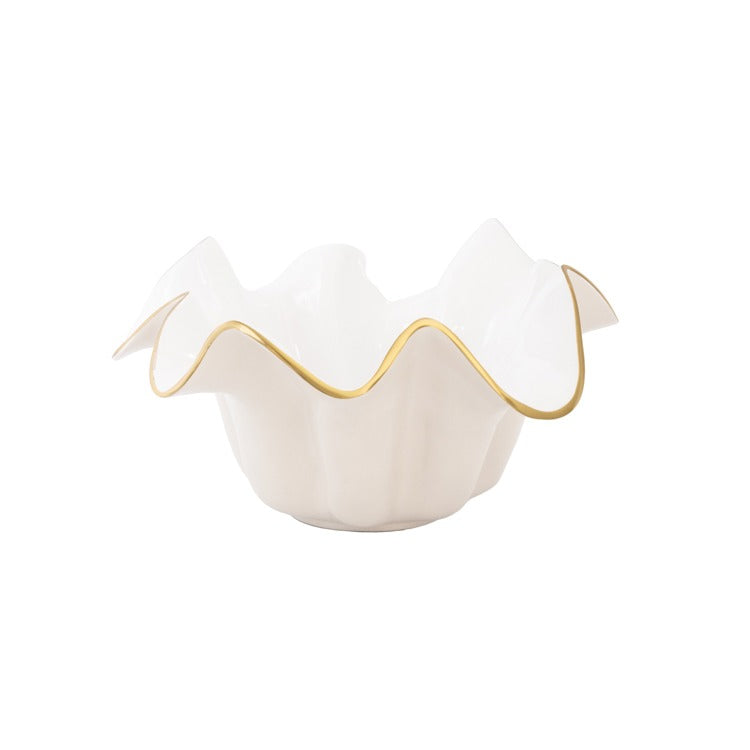 Encanto Medium Medusa Bowl (Cream & White)