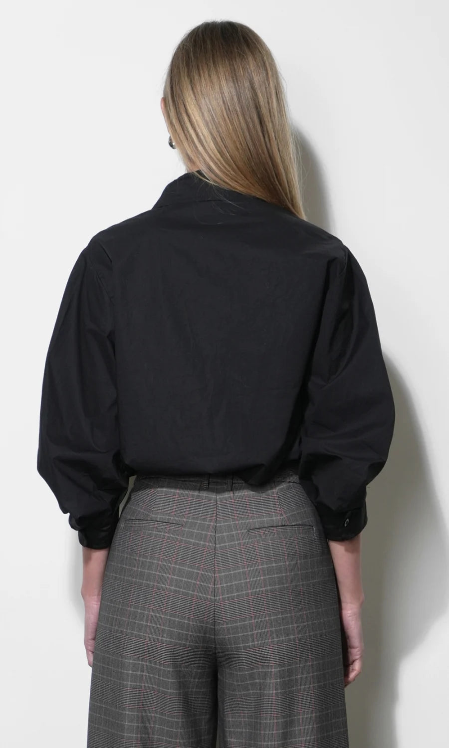 Thea Oversized Lantern Sleeve Button Down