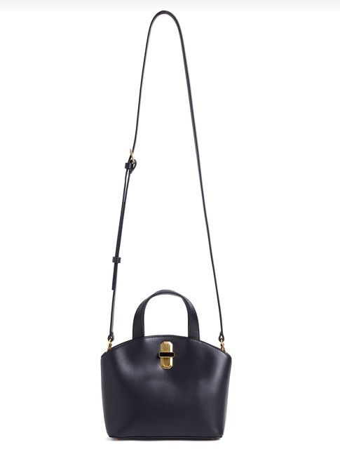 The Heirloom Mini Tote-Black