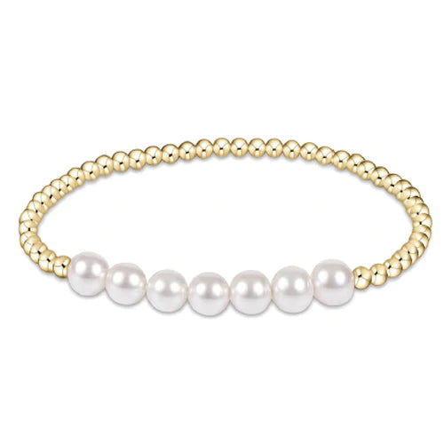 Beaded Bliss 6mm Pearl Bracelet-EN