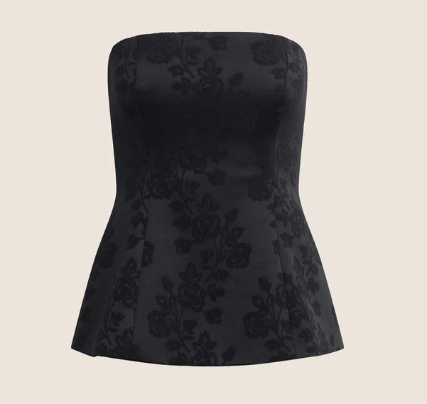 The As Promised Bustier-Baslck Formal Jacqu