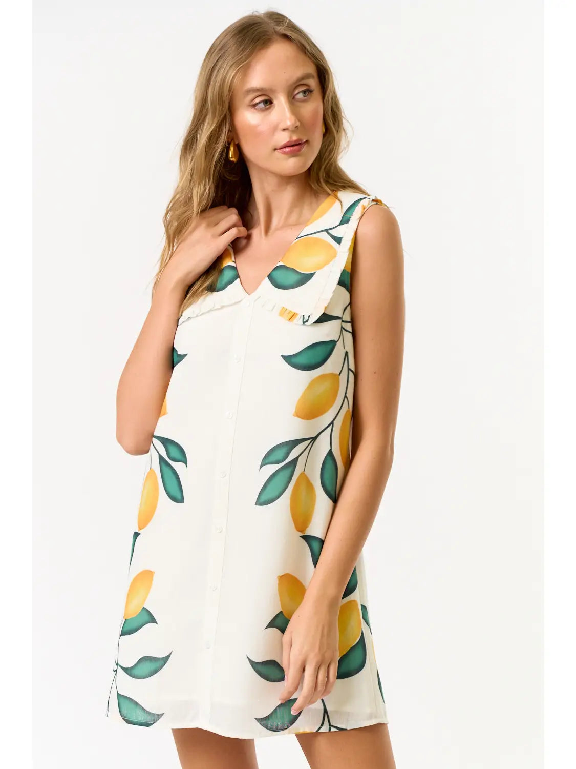 Collared Lemon Dress