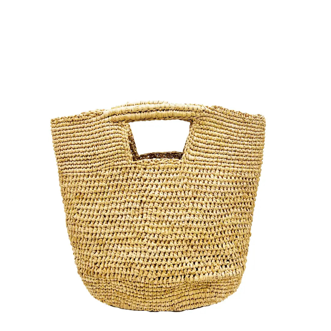 MiniConCon Crochet Straw Basket