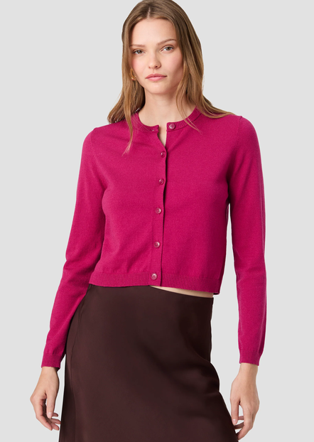 Cosysoft Fitted Cardigan-Rose Budoir