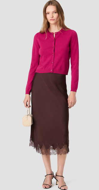 Cosysoft Fitted Cardigan-Rose Budoir