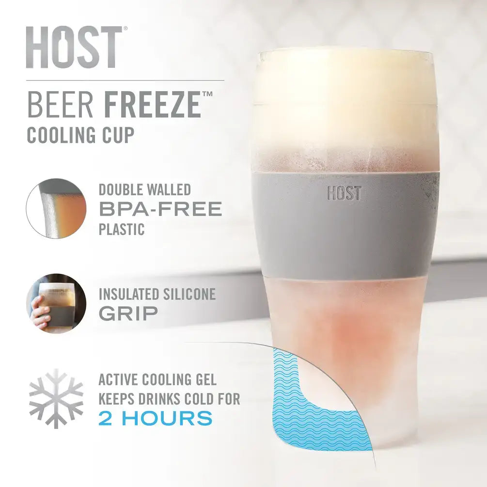 Beer Freeze™ Cooling Cup Insulated W/Cooling Gel