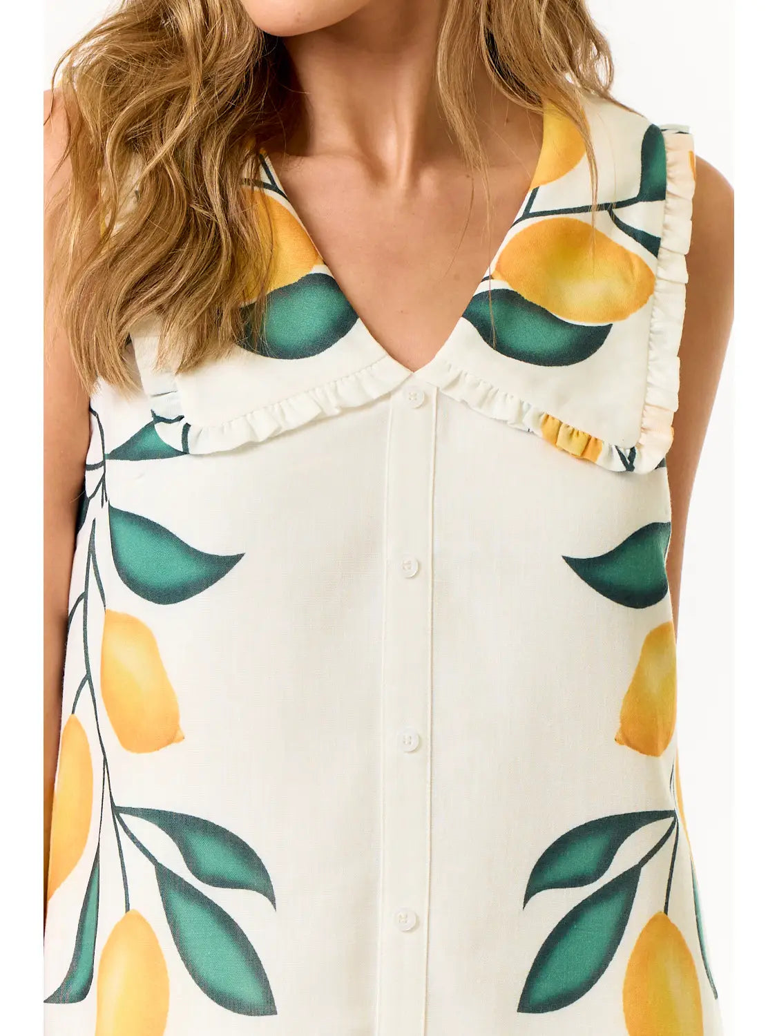 Collared Lemon Dress