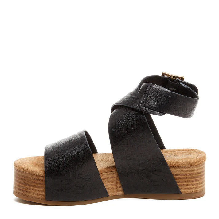 Dunes Black Ankle Platform