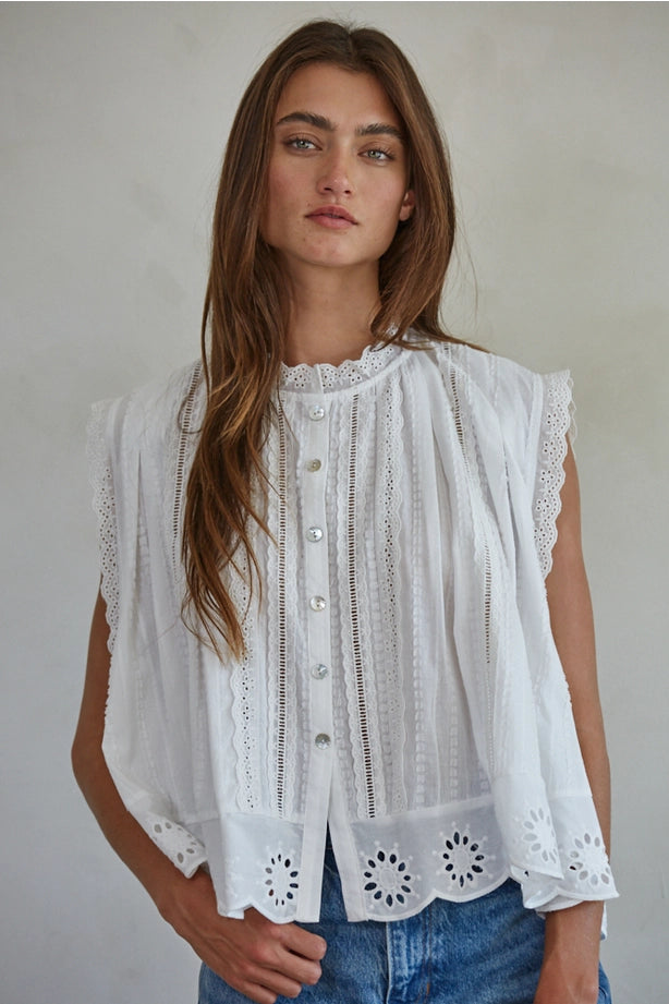 Lollie Eyelet Top