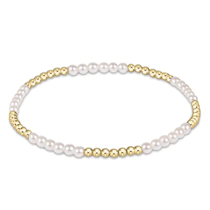 Classic Blissful 3mm Pearl Bracelet-EN