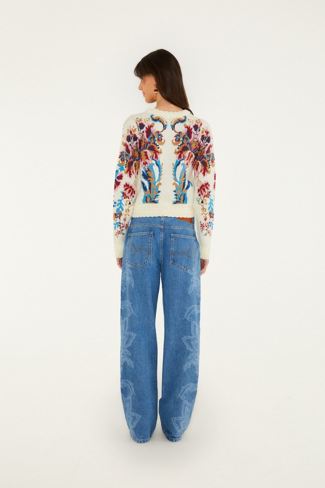 Arabesque Off White Knit Sweater