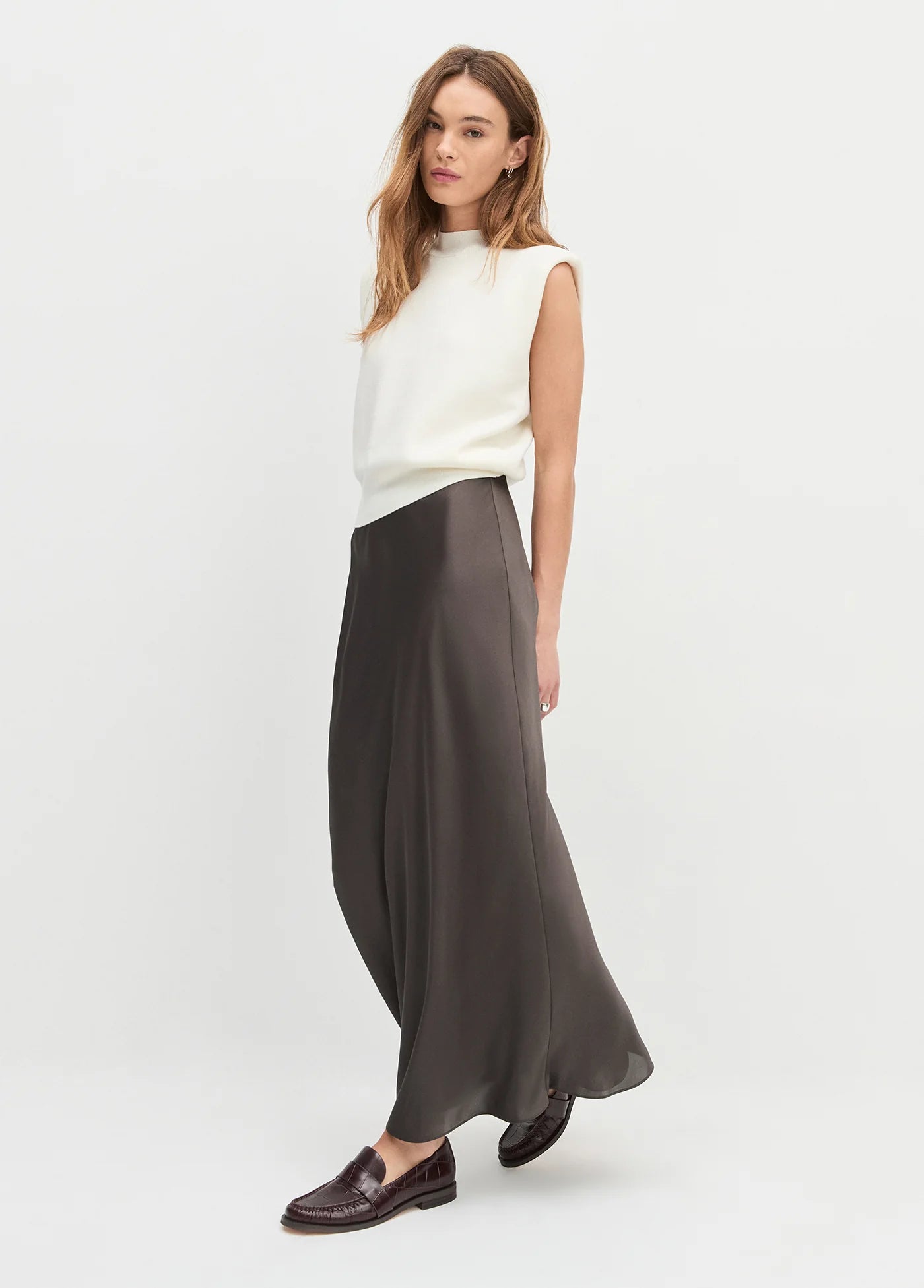 The Favorite Skirt-Coffee