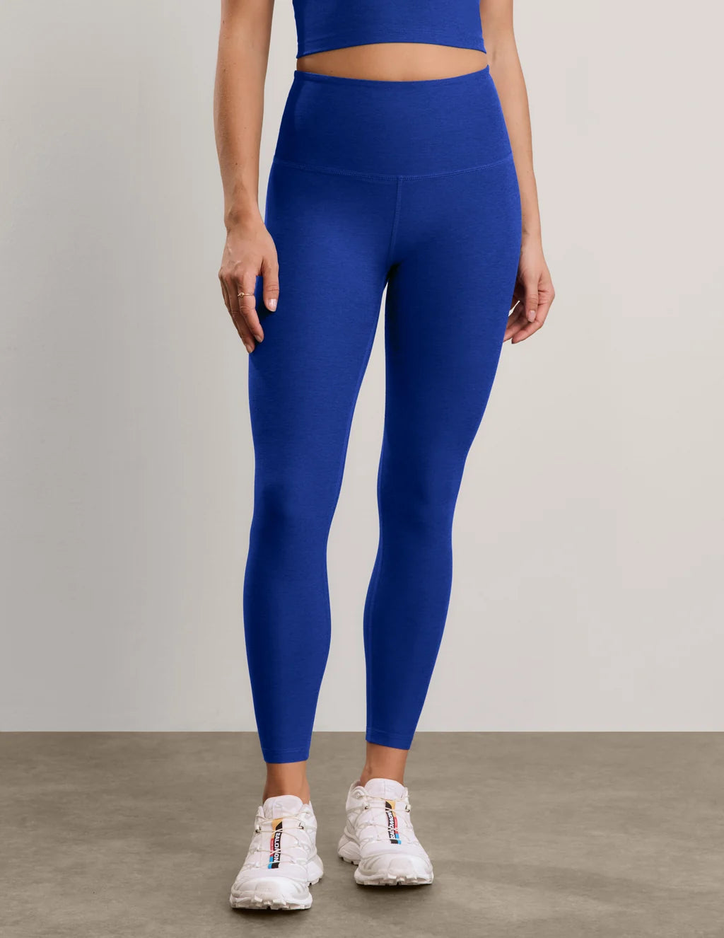 Spacedye™ Caught In The Midi High Waisted Legging-Ultra Blue Heather