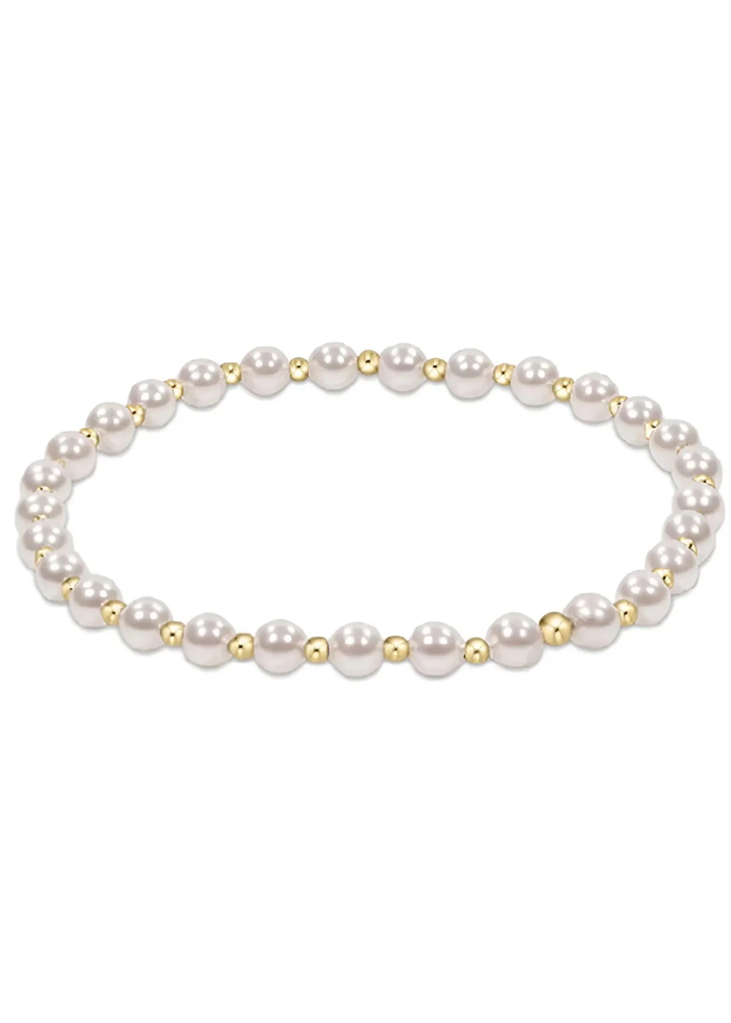 Classic Grateful 4mm Pearl Bracelet-EN