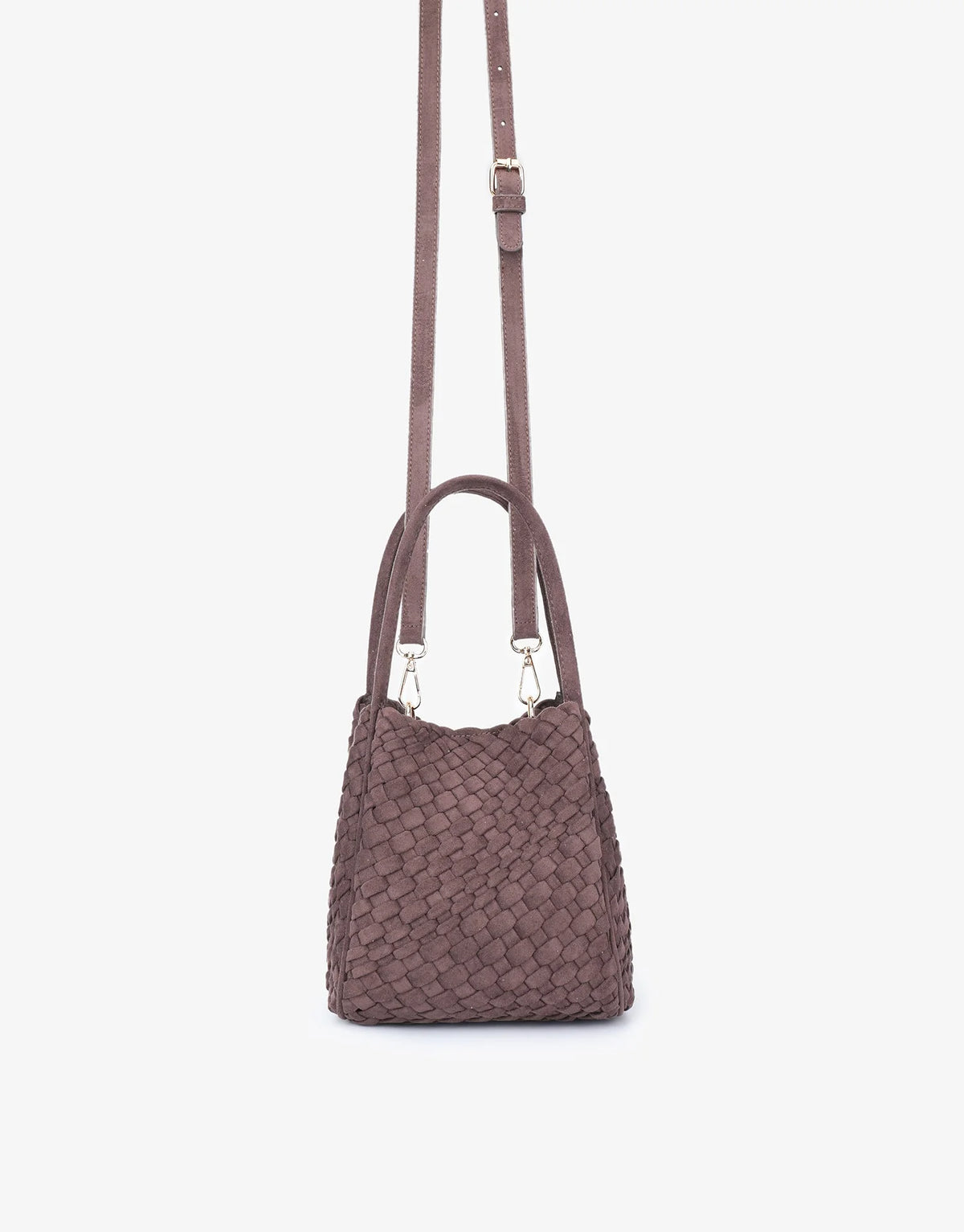Hollace Mini Tote Chocolate Suede