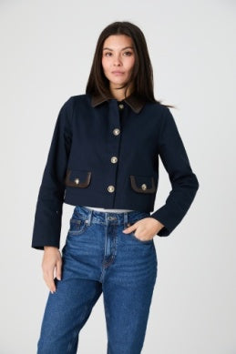 Contrast 2 Pocket Jacket