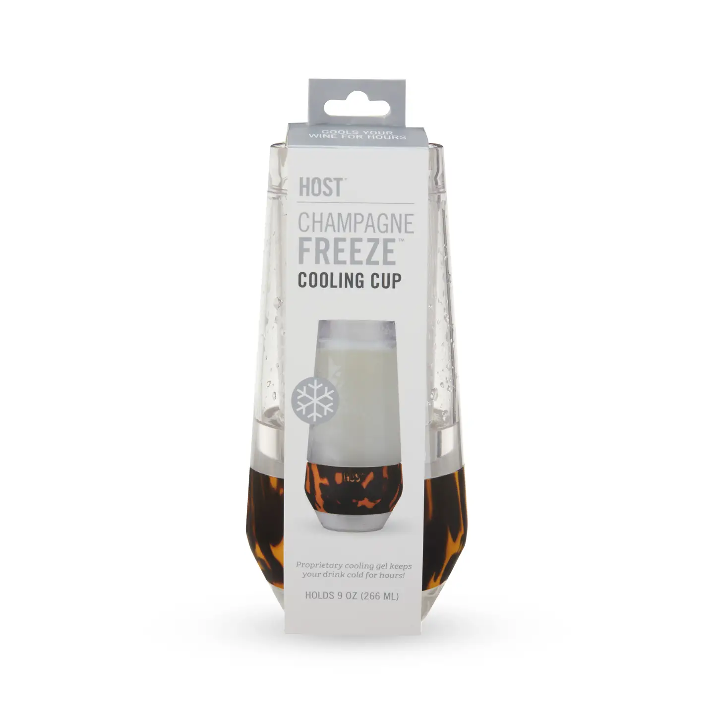 Champagne Freeze Cooling Cup-Tortoise