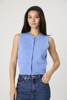 Cosy Soft Knit Vest Top