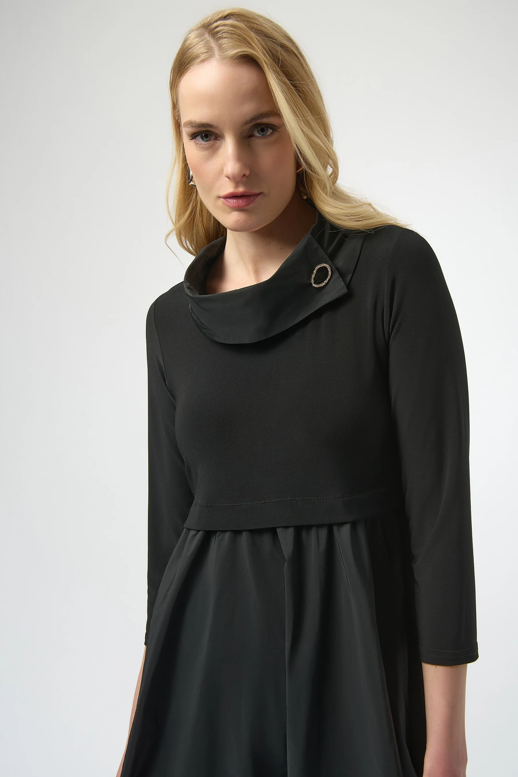 Black Fit and Flare Dress