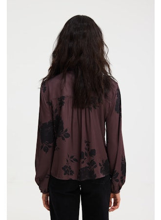 Eden Blouse-Brown Floral