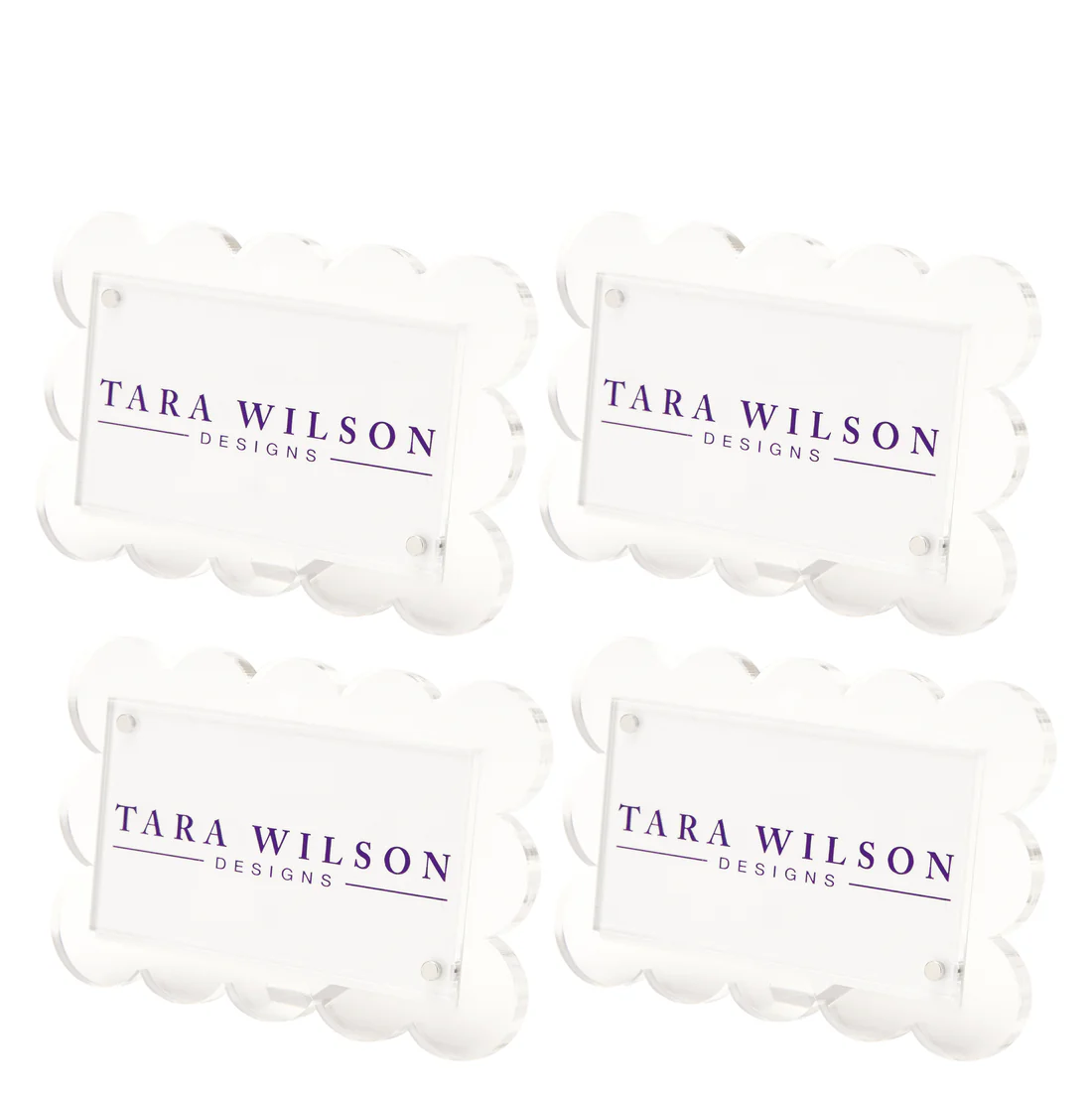 SCALLOP PLACE CARD HOLDERS