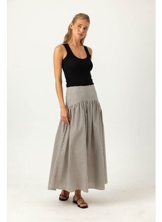 STRIPE CELESTE SKIRT