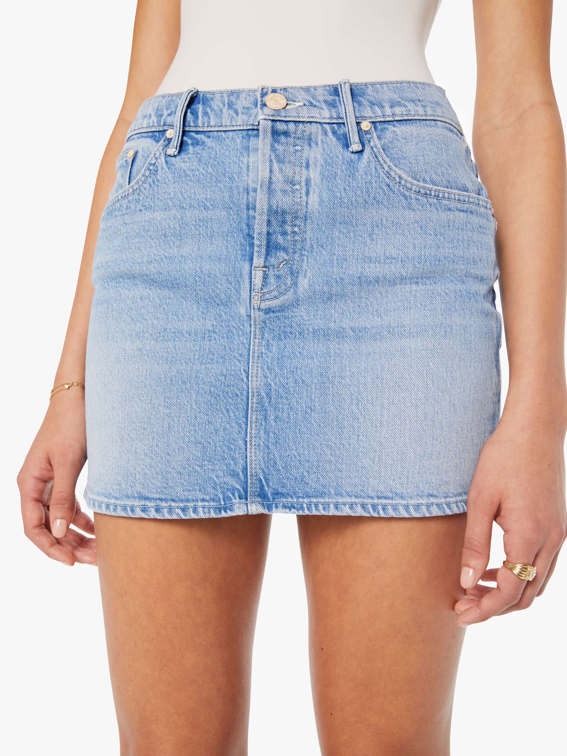 Mother-The Vagabond Mini Skirt