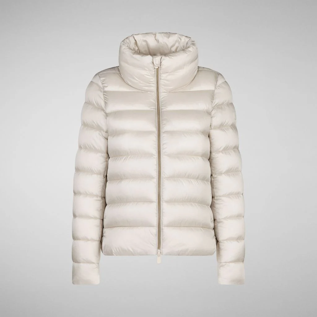 Elsie Puffer Jacket - Rainy Beige