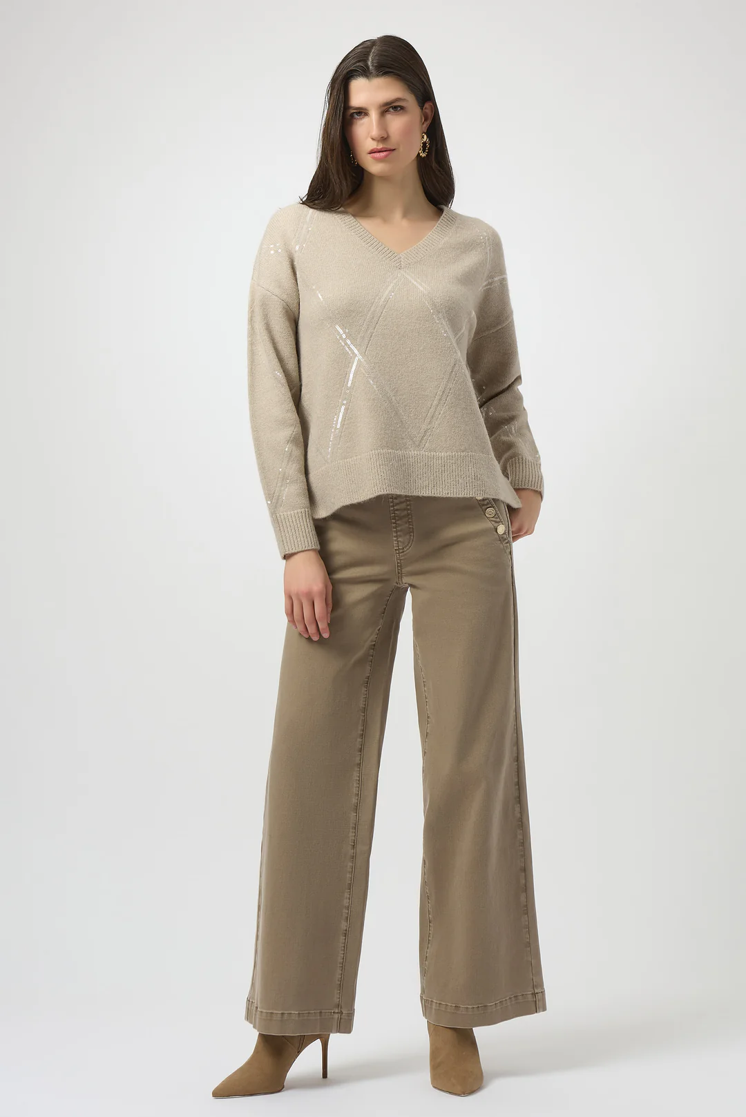 Classic Wide Leg Pull-On Jeans