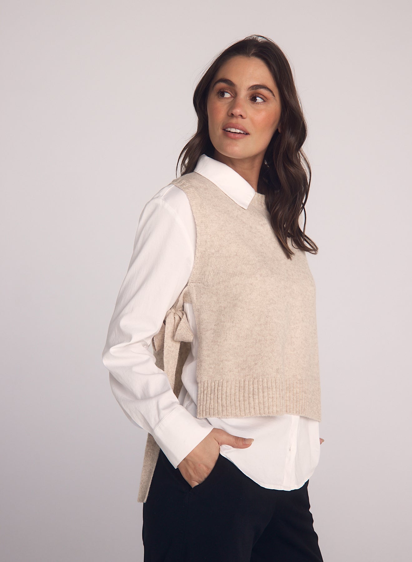 Side Tie Vest