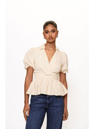 Fowler Top -Ivory