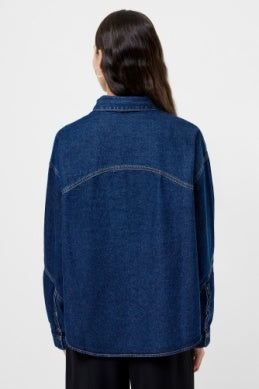 Archie Denim Crop Shirt
